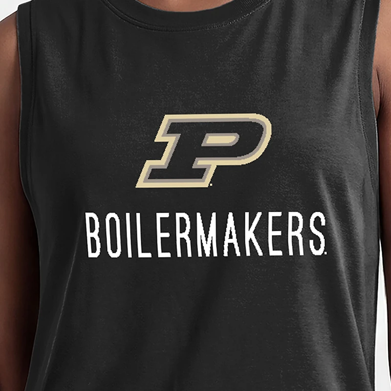 Débardeur noir Champion Purdue Boilermakers Lifestyle pour femmes