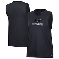 Women's Champion  Black Purdue Boilermakers Lifestyle Tank Top