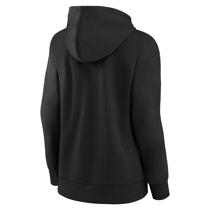 Women's Fanatics Black Purdue Boilermakers Campus Pullover Hoodie