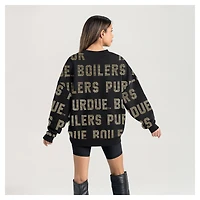 Sweat-shirt noir Gameday Couture pour femme des Purdue Boilermakers Hype Era