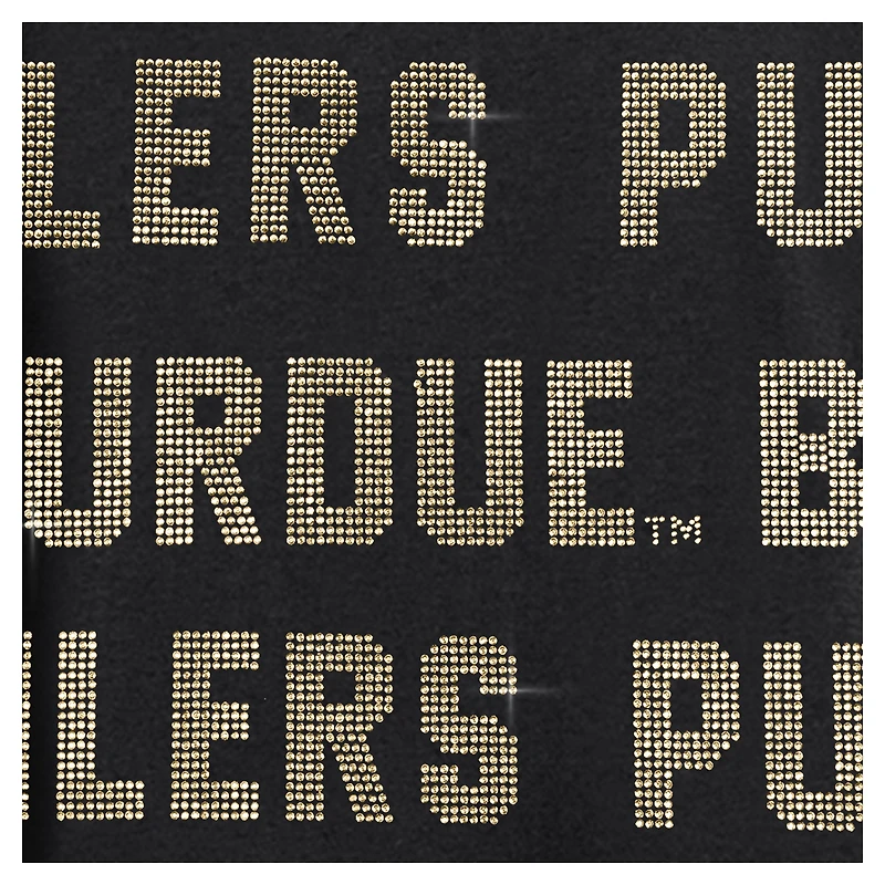 Sweat-shirt noir Gameday Couture pour femme des Purdue Boilermakers Hype Era