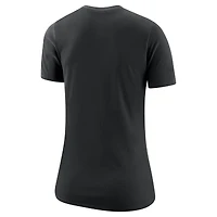 T-shirt Nike noir pour femmes Purdue Boilermakers Primary