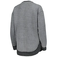 Sweat-shirt Pressbox noir Purdue Boilermakers Ponchoville pour femmes
