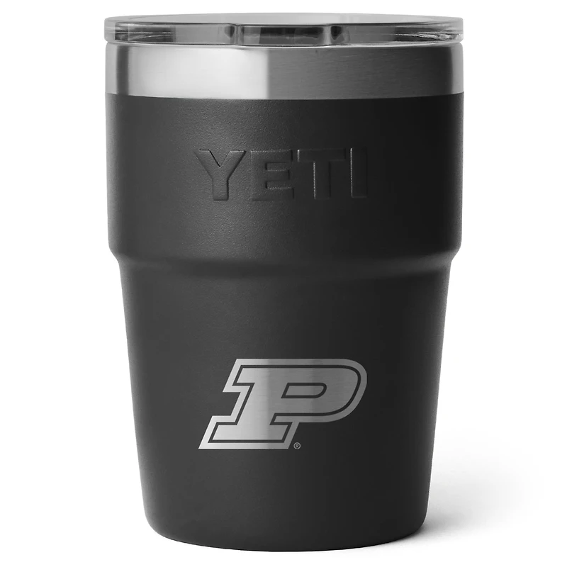 Gobelet empilable Rambler YETI Purdue Boilermakers Primary 473 ml avec couvercle Magslider