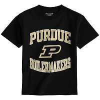 T-shirt de l'équipe des Boilermakers noirs Purdue, champions la jeunesse, en cercle