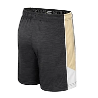 Short de sport noir Purdue Boilermakers pour jeunes Colosseum