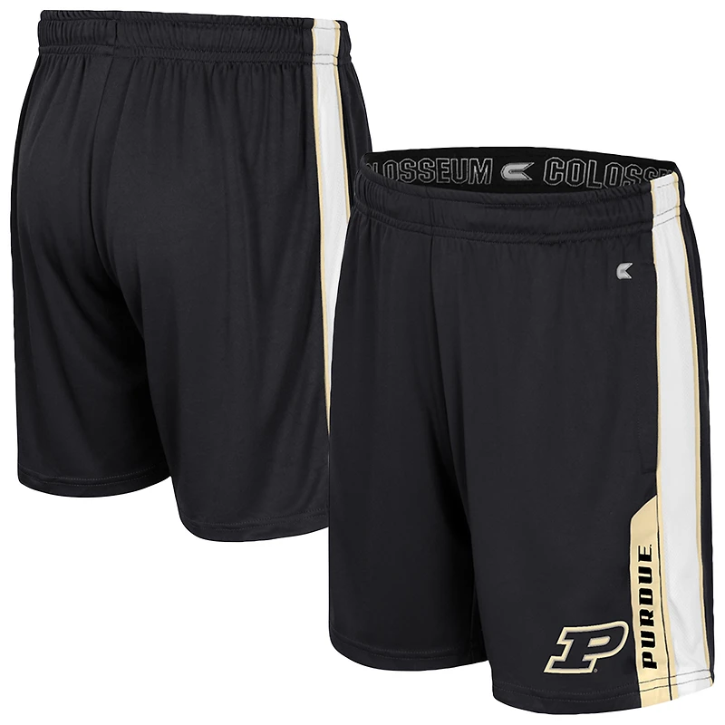 Youth Colosseum Black Purdue Boilermakers Gumbaldia Shorts