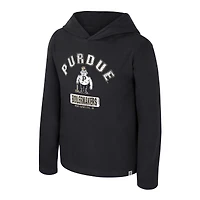 Youth Colosseum  Black Purdue Boilermakers Simoleans Washed Hoodie