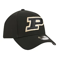 Casquette ajustable New Era 9FORTY noire Purdue Boilermakers pour jeunes