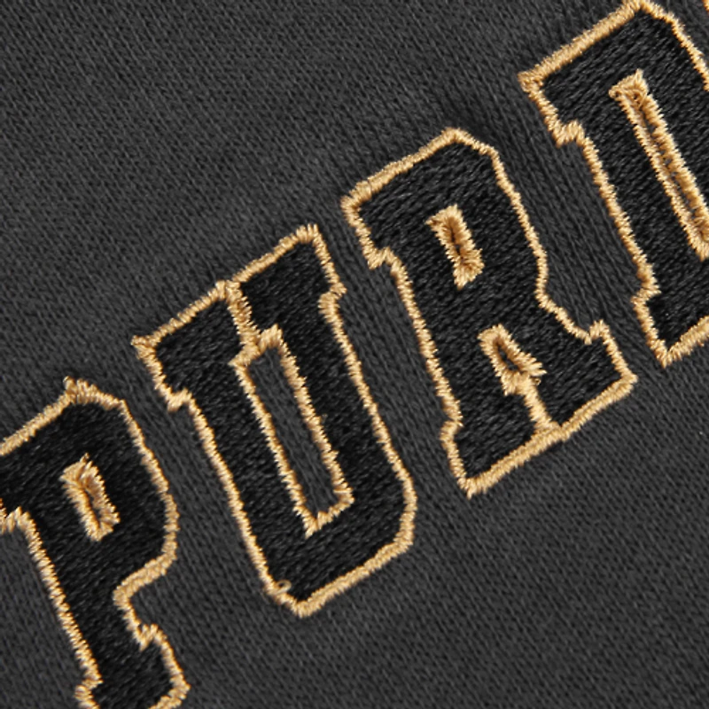 Youth Stadium Athletic Charcoal Purdue Boilermakers Sweat à capuche avec grand logo