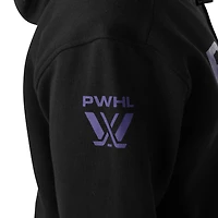 Sweat à capuche unisexe noir PWHL Ultimate
