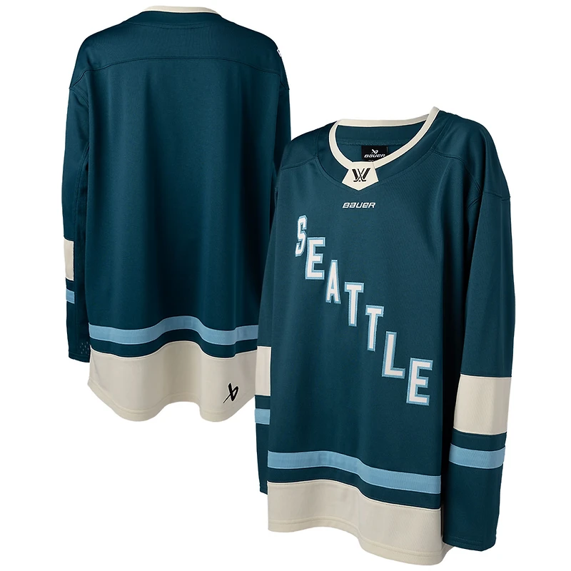 Youth Blue PWHL Seattle Home Replica Hockey Jersey