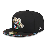 Men's New Era  Black Quad Cities River Bandits 2026 Copa De La Diversion 59FIFTY Fitted Hat