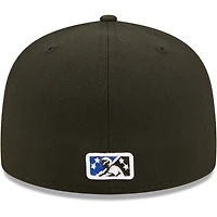 Men's New Era Black Quad Cities River Bandits Authentic Collection Team Alternate 59FIFTY Fitted Hat
