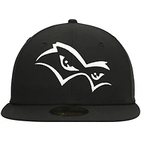 Men's New Era Black Quad Cities River Bandits Authentic Collection Team Alternate 59FIFTY Fitted Hat