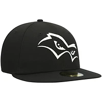 Men's New Era Black Quad Cities River Bandits Authentic Collection Team Alternate 59FIFTY Fitted Hat