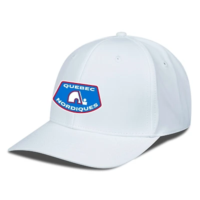 Men's Levelwear White Quebec Nordiques Rise Skylight Flex Hat