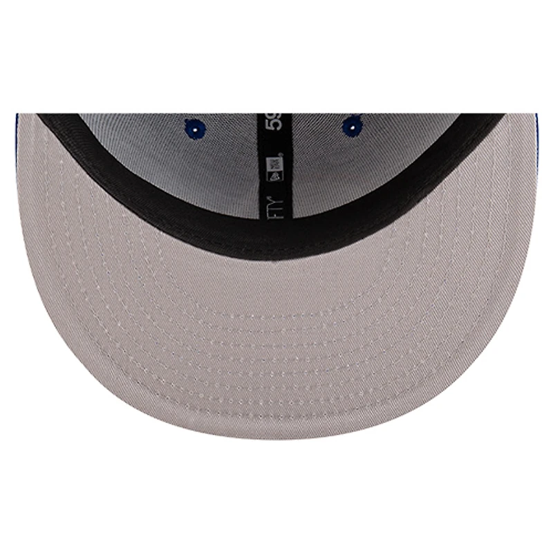 Men's New Era  Blue Quebec Nordiques 59FIFTY Team Collection Basic Fitted Hat