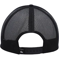 Men's Quiksilver Black Breeze Blocked Trucker Snapback Hat