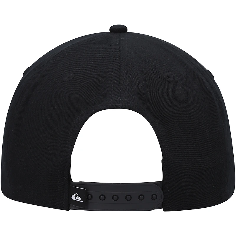 Casquette Quiksilver Fortune Snapback noire pour hommes
