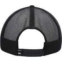 Men's Quiksilver Black Groundswell Trucker Snapback Hat