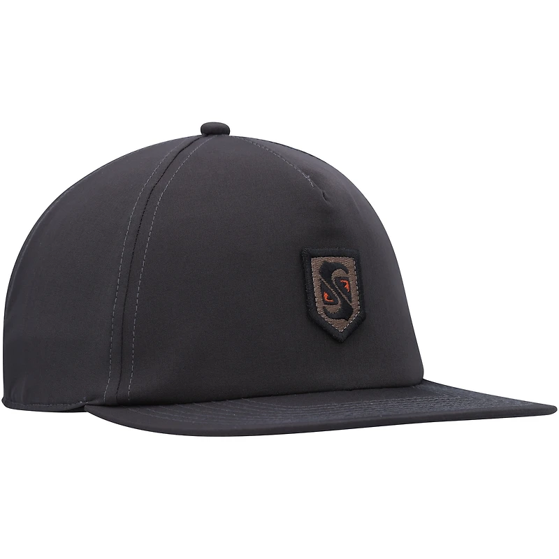 Casquette ajustable noire Quiksilver Honorable pour hommes