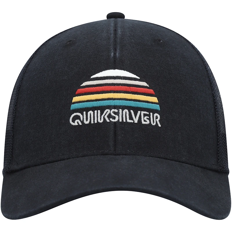 Men's Quiksilver Black Stringer Snapback Hat
