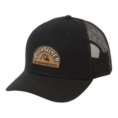Men's Quiksilver  Black Suns Out Adjustable Trucker Hat