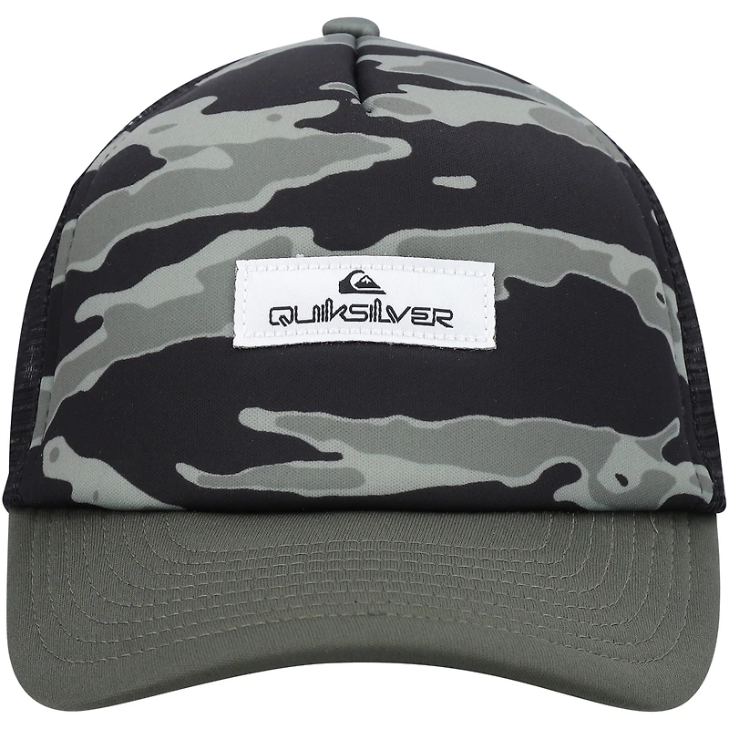 Quiksilver Camo Pidgeon Chicken Trucker Snapback Casquette Homme