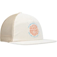 Casquette Snapback Quiksilver Coasteeze Trucker crème pour hommes