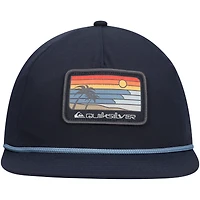 Casquette ajustable Quiksilver Easy Glades bleu marine pour hommes