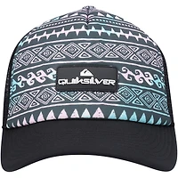 Men's Quiksilver Navy Foam Grillson Trucker Snapback Hat
