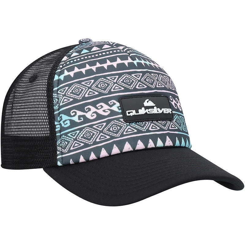Men's Quiksilver Navy Foam Grillson Trucker Snapback Hat