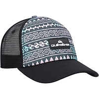 Men's Quiksilver Navy Foam Grillson Trucker Snapback Hat