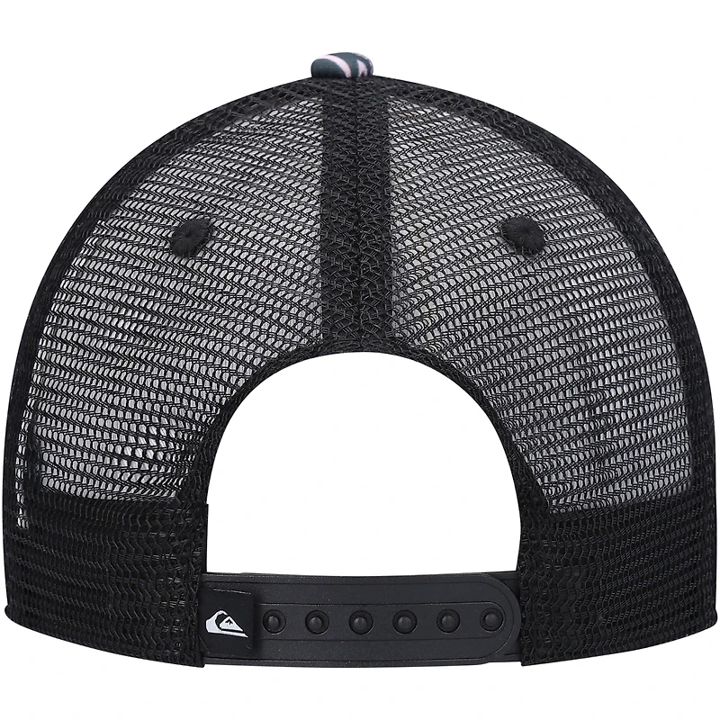 Men's Quiksilver Navy Foam Grillson Trucker Snapback Hat