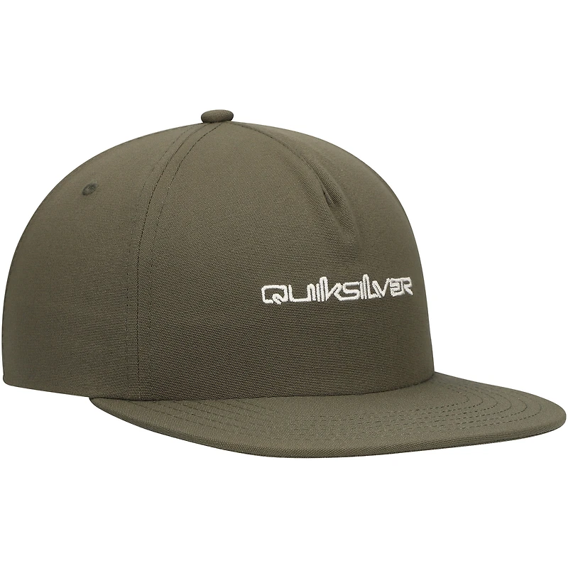 Casquette Quiksilver Olive DNA Omni Snapback pour hommes