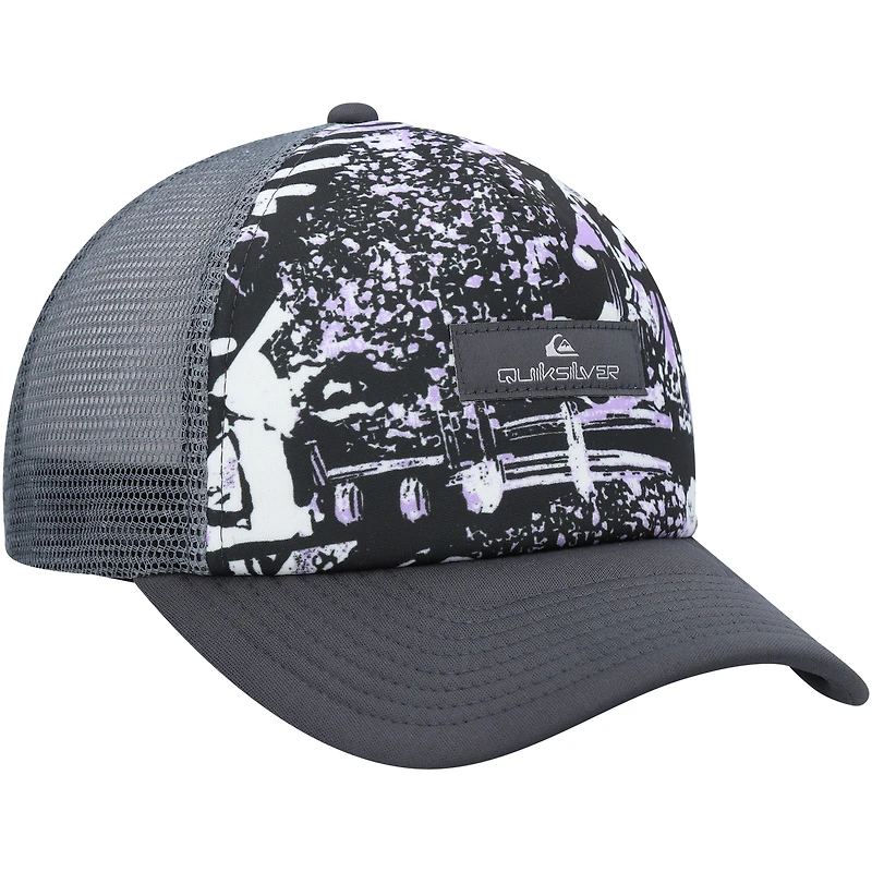 Casquette Snapback Quiksilver Magpie Coop Trucker noire pour jeunes