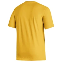 T-shirt adidas Gold Quinnipiac Bobcats Fresh pour homme