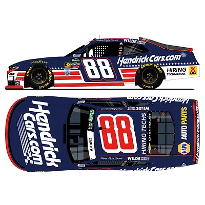 Action Racing Rajah Caruth 2026 #88 NASCAR O'Reilly Auto Parts Series HendrickCars.com Patriotic 1:24 Regular Paint Die-Cast Chevrolet Camaro SS