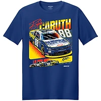 Men's Classic Ink Royal Rajah Caruth HendrickCars.com #88 Retro Style Car T-Shirt
