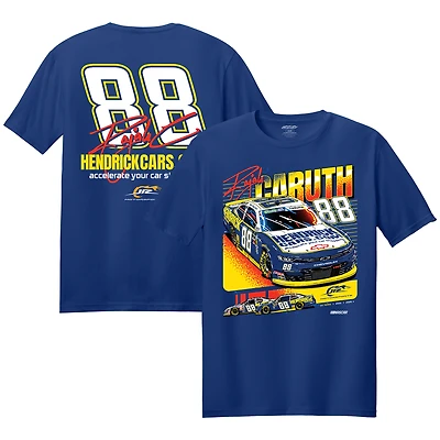 Men's Classic Ink Royal Rajah Caruth HendrickCars.com #88 Retro Style Car T-Shirt
