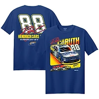Men's Classic Ink Royal Rajah Caruth HendrickCars.com #88 Retro Style Car T-Shirt