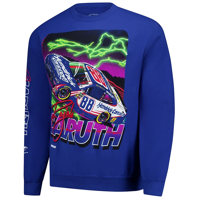 Men's Classic Ink Royal Rajah Caruth Motorcraft 2-Spot Sweatshirt