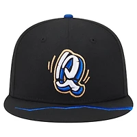 Men's New Era Black Rancho Cucamonga Quakes Authentic Collection 59FIFTY Fitted Hat