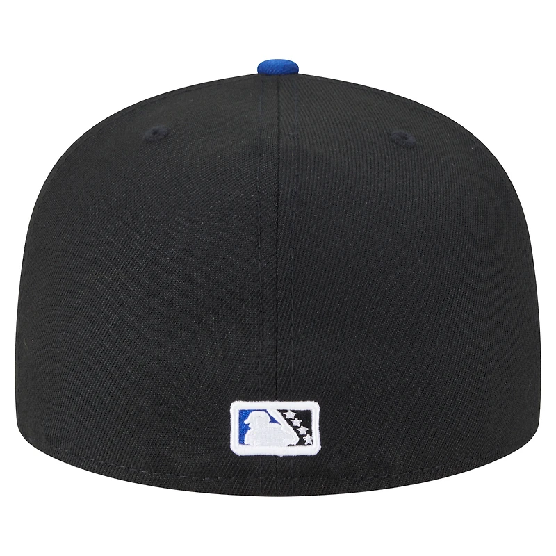 Casquette ajustée 59FIFTY pour homme de la collection authentique Rancho Cucamonga Quakes New Era noire