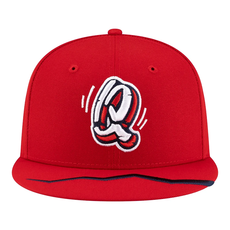 Men's New Era /Red Rancho Cucamonga Quakes Authentic Collection 59FIFTY Fitted Hat