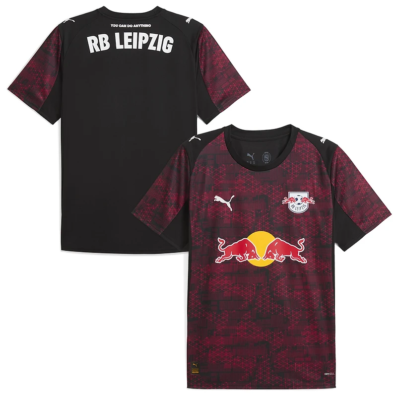 Maillot extérieur Puma noir RB Leipzig 2025/26 pour homme