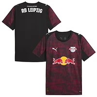 Maillot extérieur Puma noir RB Leipzig 2025/26 pour homme