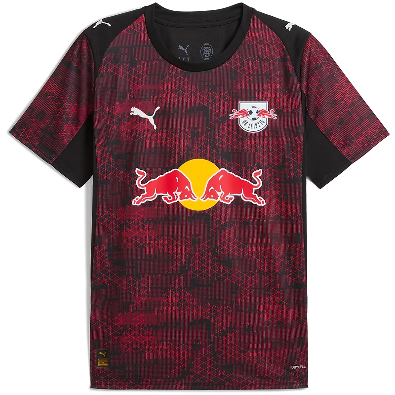 Men's Puma Black RB Leipzig 2025/26 Away Replica Jersey