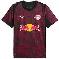 Men's Puma  Black RB Leipzig 2025/26 Away Replica Jersey